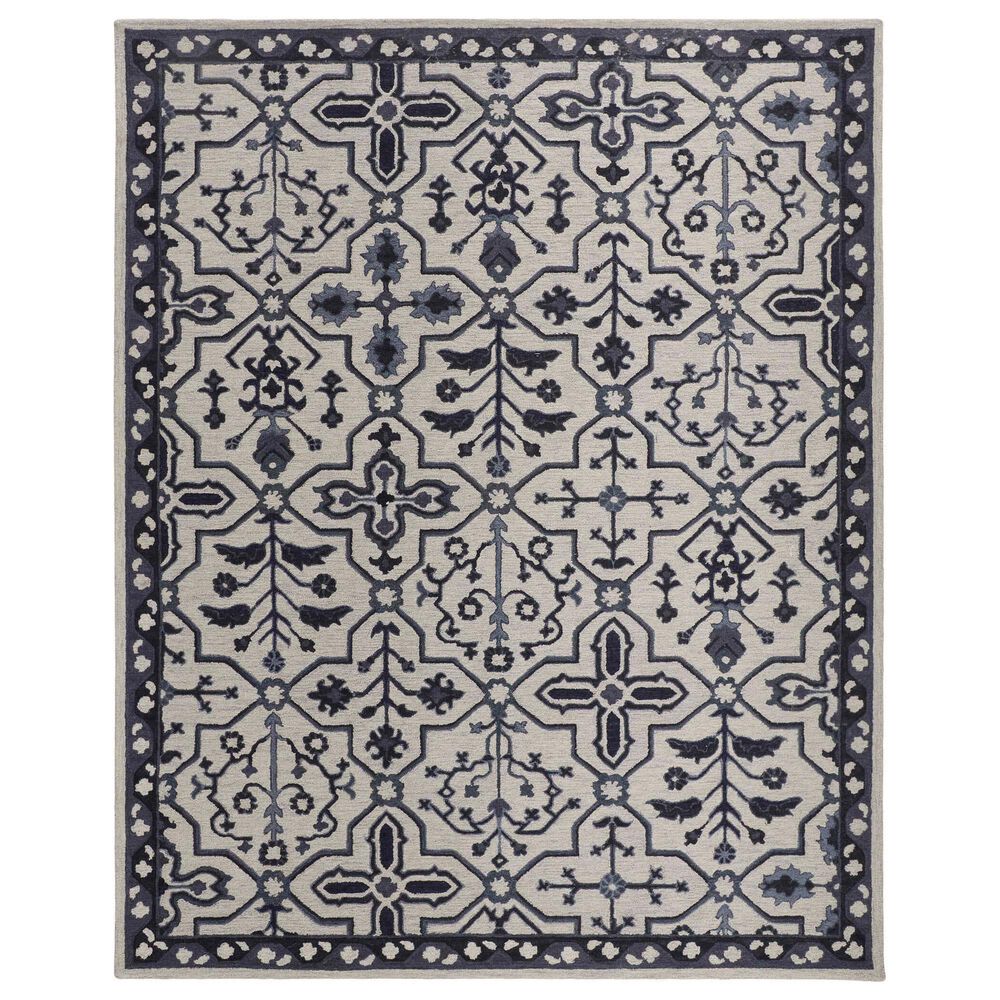 Feizy Rugs Fallon 4" x 6" Ivory Area Rug, , large