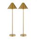 Anthony California 30" Table Lamp in Sand Brass (Set of 2), , large