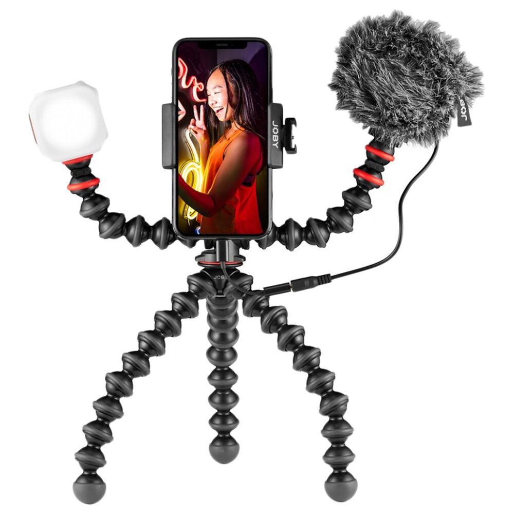 Joby GorillaPod Mobile Vlogging Kit in Black and Red, , large