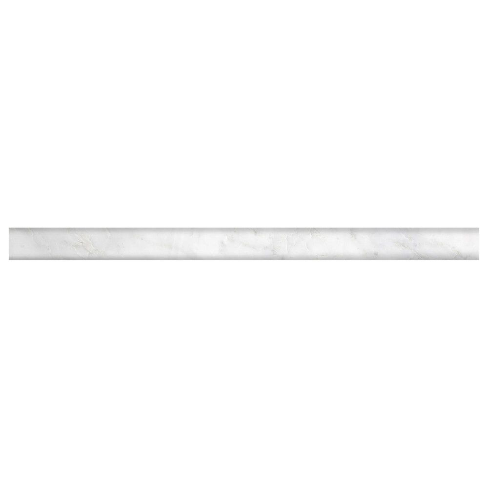 Emser Winter Frost 1" x 12" Natural Stone Cigaro Trim, , large