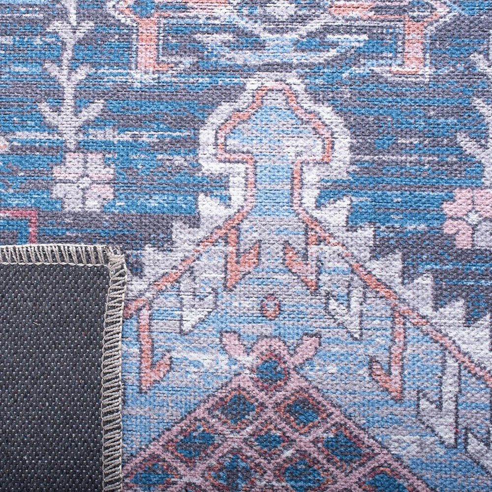 Safavieh Serapi Bohemian 4&#39; x 6&#39; Blue and Ivory Area Rug, , large
