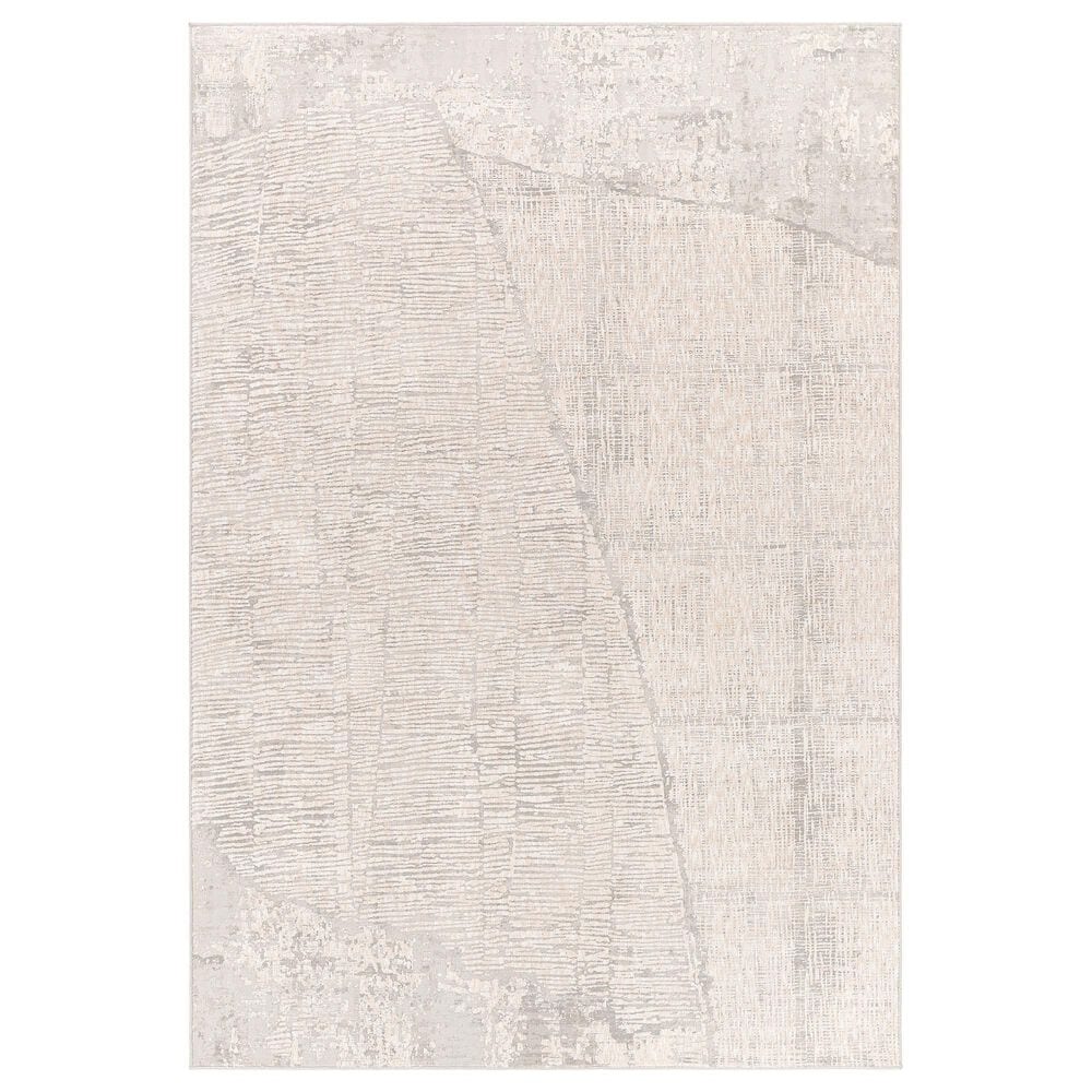 Surya Carmel 2"7" x 4" Gray, White, Taupe and Ivory Area Rug, , large