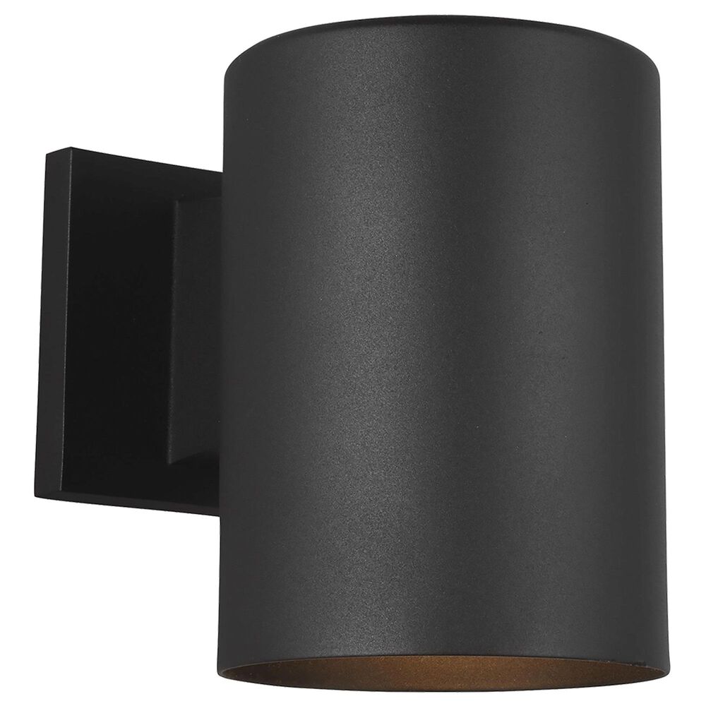 Visual Comfort Cylinders Outdoor Small 1-Light Turtle Friendly Wall Lantern in Black, , large