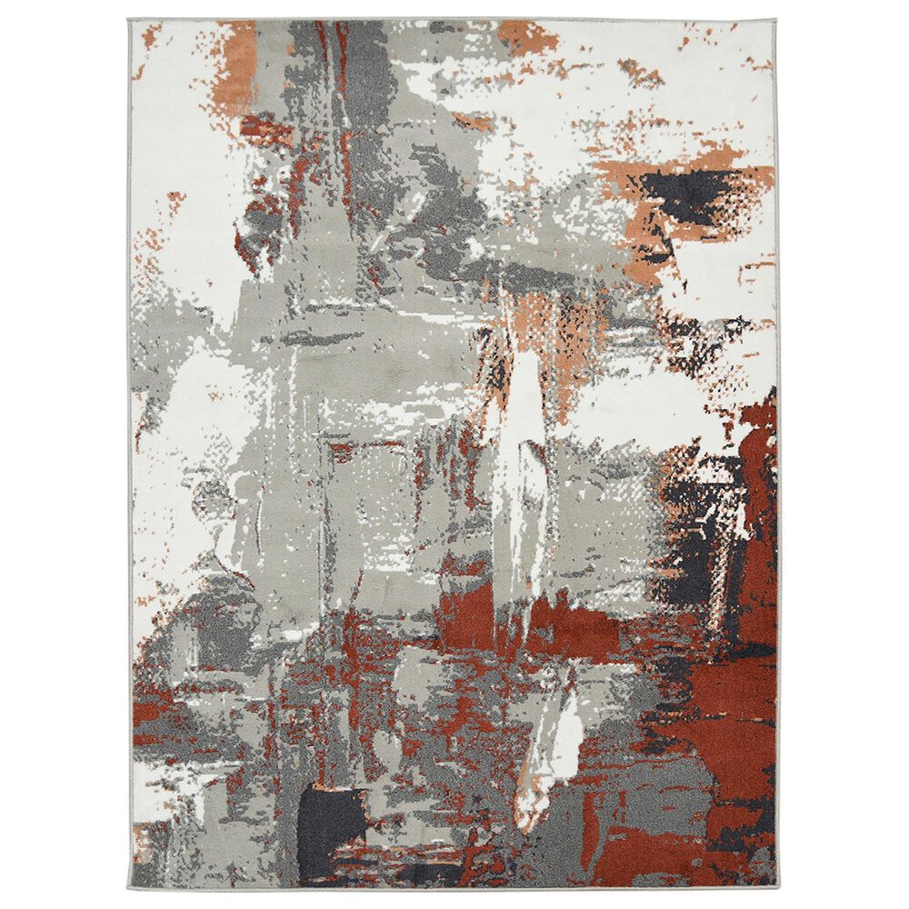 Amer Rugs Alpine 1"10" x 2"11" Rust Area Rug, , large