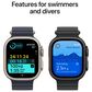 Apple Watch Ultra 2 GPS + Cellular 49mm Natural Titanium Case with Navy Ocean Band (Pre-Order), , large