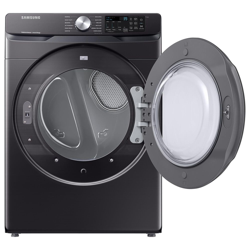 Samsung 7.5 Cu. Ft. Smart Electric Dryer with Sensor Dry in Brushed Black, , large