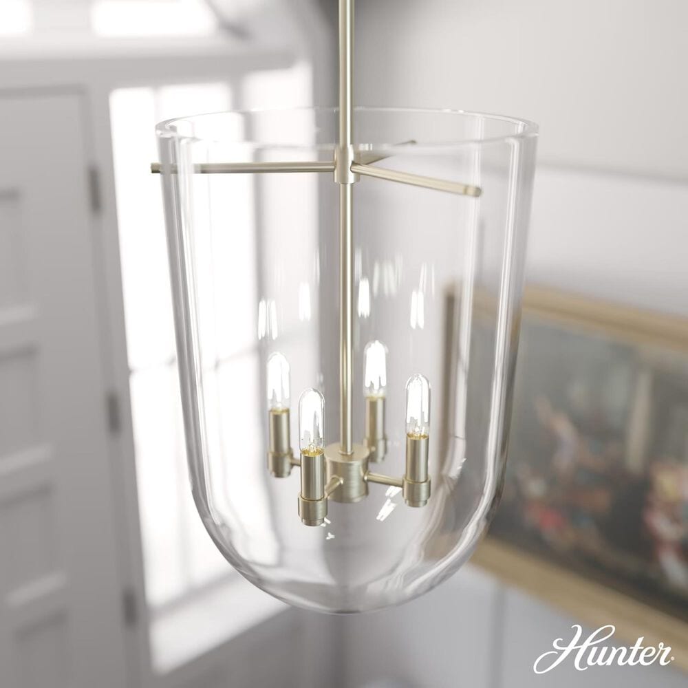 Hunter Sacha 4-Light Pendant in Alturas Gold, , large