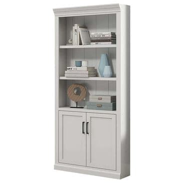 Wycliff Bay Abby 2-Door Bookcase in White, , large