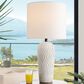Lite Source Tyrion Outdoor Table Lamp in Light Grey, , large