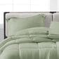Pem America Cannon Solid 3-Piece Full/Queen Comforter Set in Green, , large