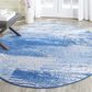 Safavieh Adirondack ADR112F-4R 4" x 4"  Silver/Blue Round Rug, , large