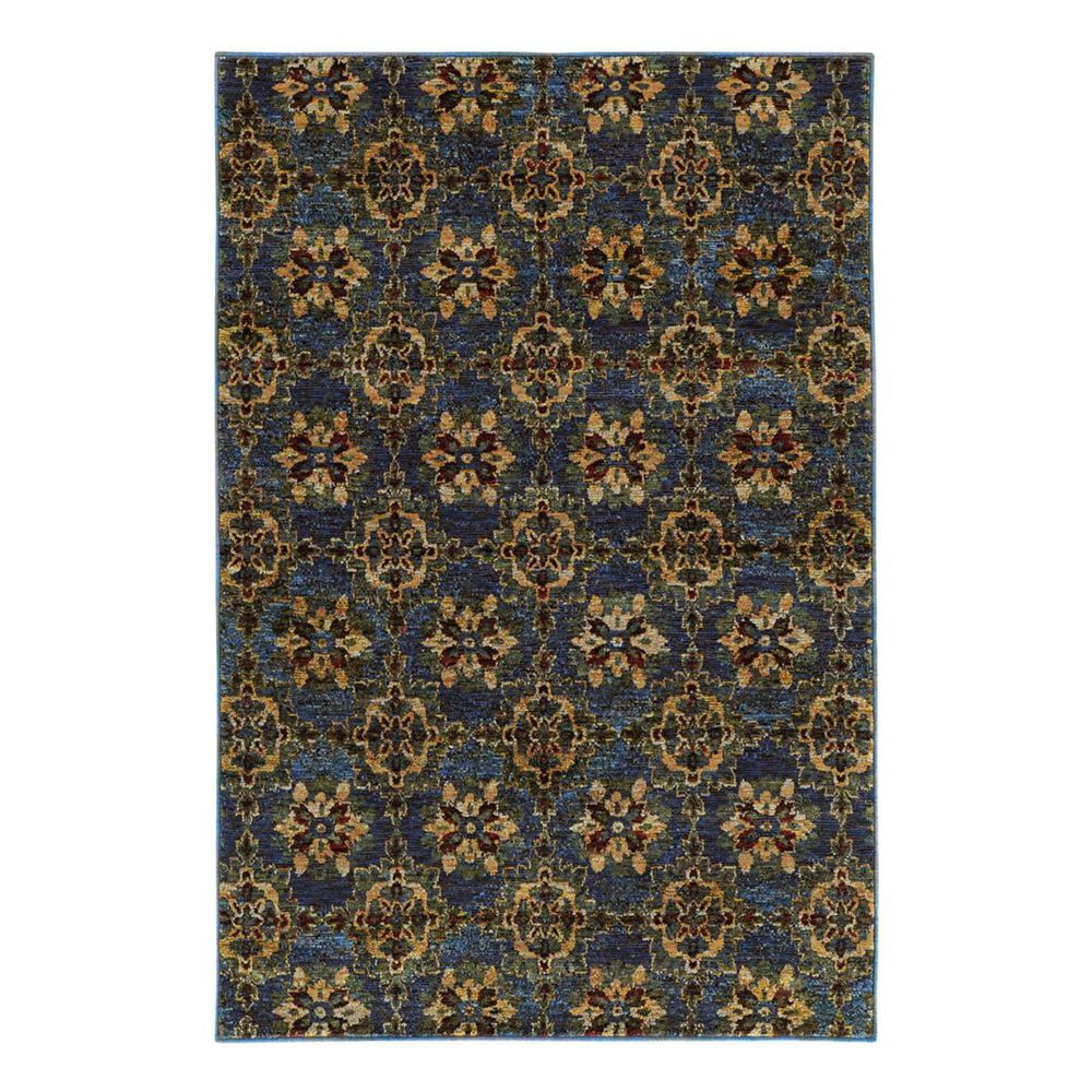 Oriental Weavers Andorra 6883C 7"10" x 10"10" Blue Area Rug, , large