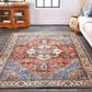 Feizy Rugs Percy 9"2" x 12" Blue and Rust Area Rug, , large