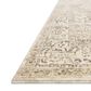 Loloi Revere REV-04 3"9" x 5"9" Ivory and Berry Area Rug, , large