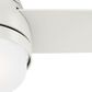 Hunter Midtown 48" Ceiling Fan with LED Lights in Fresh White, , large