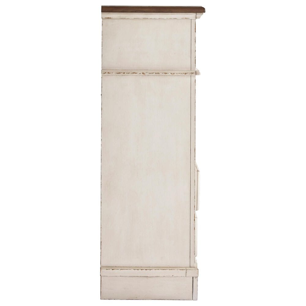 Signature Design by Ashley Realyn Standard Chest in Chipped White, , large