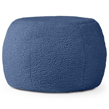 Jaxx Ellis Small Pouf in Indigo, , large