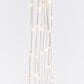 The Gerson Company 6" String Spray with Warm White Lights in Silver, , large