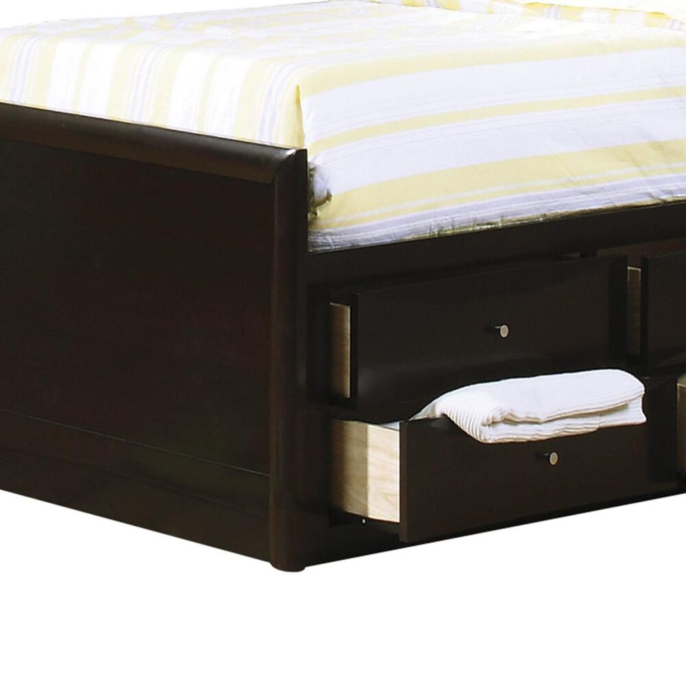 at HOME Phoenix Full Bookcase Bed with Underbed Storage, , large