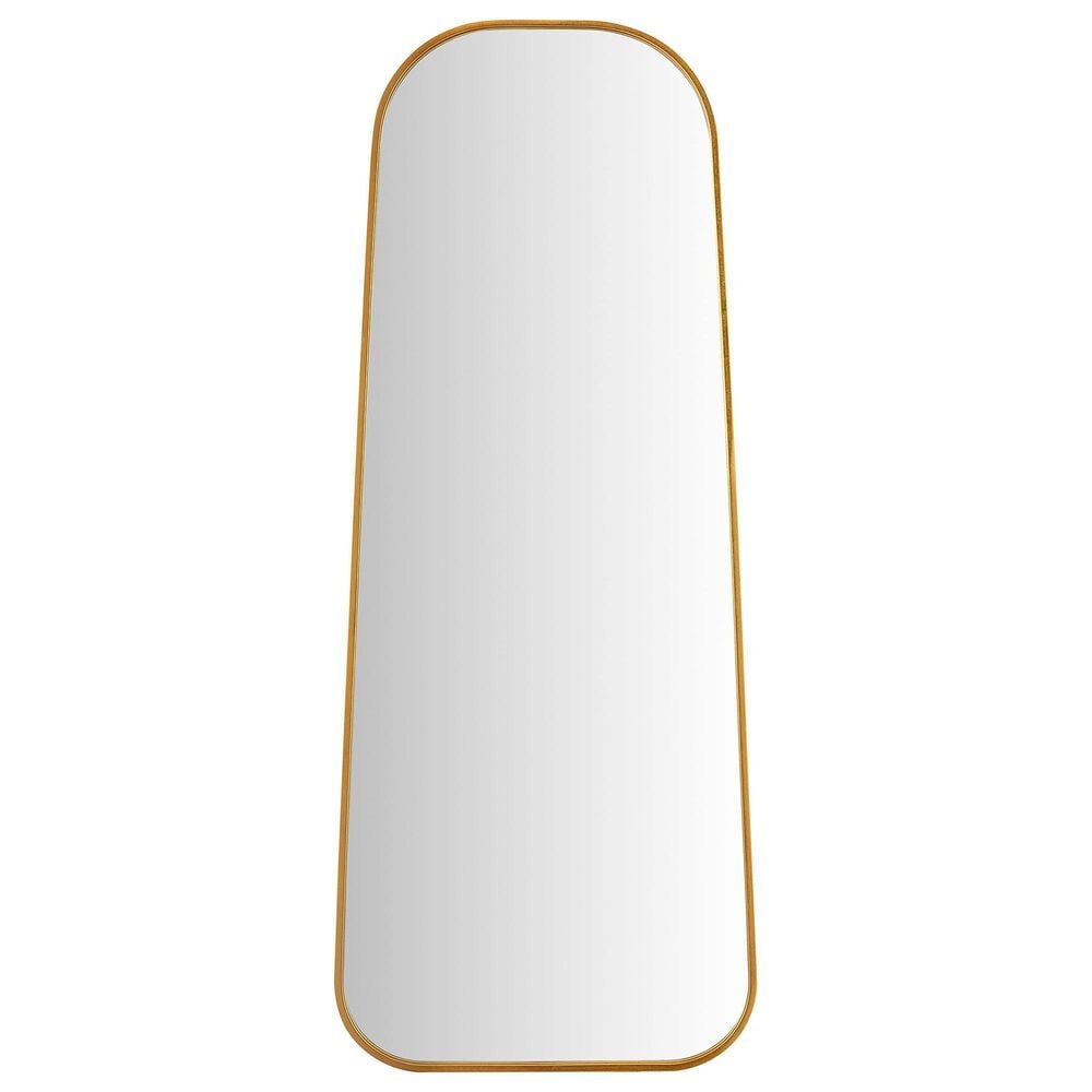 Pacific Landing Simeon 59&quot; Leaning Floor Mirror in Antique Gold, , large