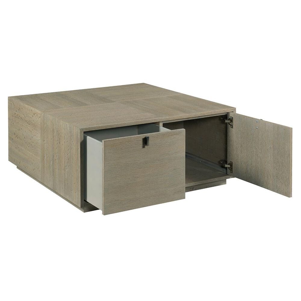 American Drew Creston Square Coffee Table in Natural Gray, , large