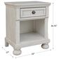 Signature Design by Ashley Robbinsdale 1 Drawer Nightstand in Antique White, , large