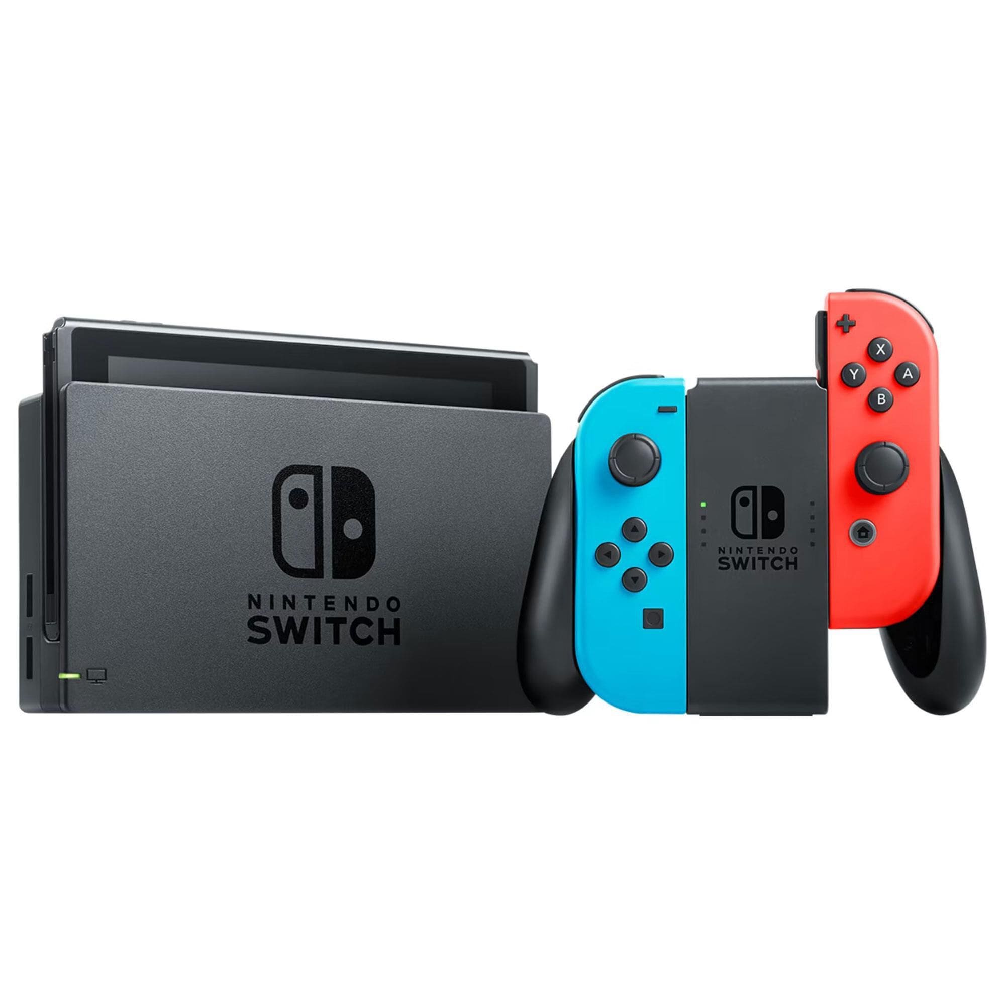 Nintendo Switch with Neon Blue and Neon Red Joy-Con | NFM