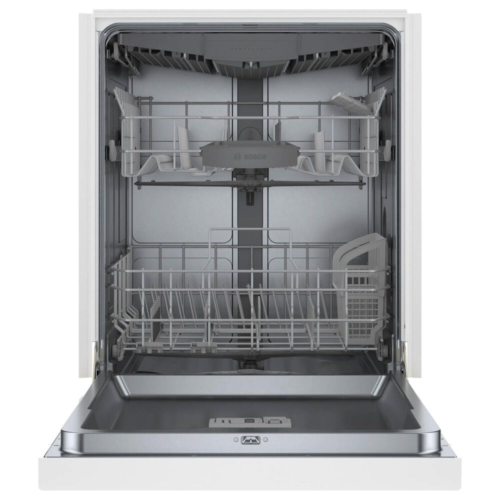 B_S_H 300 Series 24&#39;&#39; Built-In Recessed Handle Dishwasher with 8 Wash Cycles in White, , large
