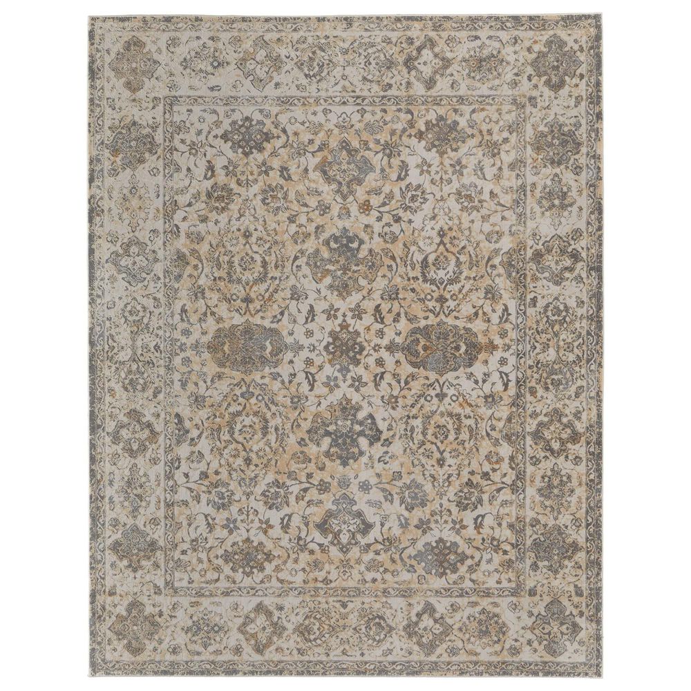 Feizy Rugs Celene 39L0F 5" x 7"6" Beige and Gray Area Rug, , large