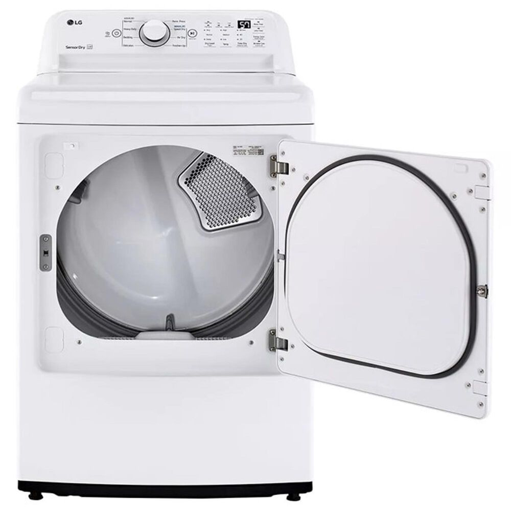 LGAPL 4.5 Cu. Ft. Top Load Washer and 7.3 Cu. Ft. Electric Dryer Laundry Pair in White, , large