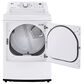 LGAPL 4.5 Cu. Ft. Top Load Washer and 7.3 Cu. Ft. Electric Dryer Laundry Pair in White, , large