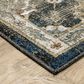 Oriental Weavers Venice Salerno 9"10" x 12"10" Charcoal and Blue Area Rug, , large