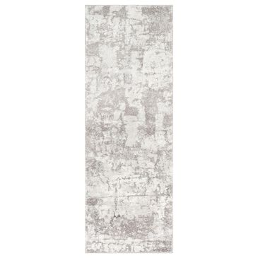 Surya Venice VNE-2305 2"9" x 7"3" Ivory and Charcoal Runner, , large