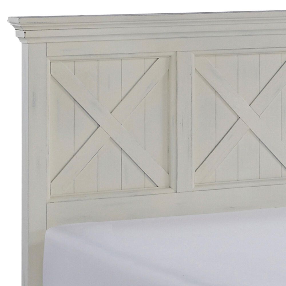 Homestyles Seaside Lodge King Bed in Off-White, , large