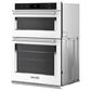 KitchenAid 30" Electric Microwave Wall Oven Combo with Air Fry Mode in White, , large