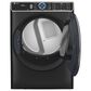 GE Profile 5.3 Cu. Ft. Smart Front Load Washer and 7.8 Cu. Ft. Smart Front Load Electric Dryer in Carbon Graphite, , large