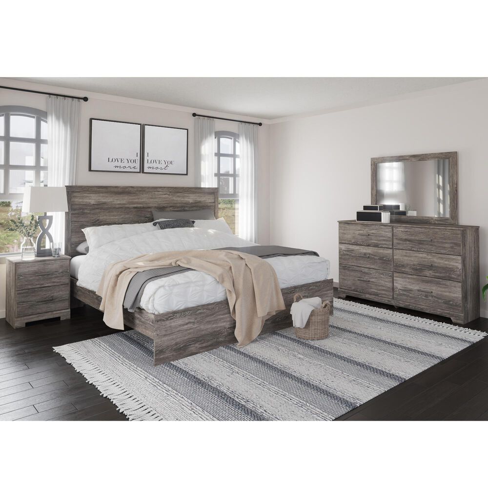 Signature Design By Ashley Ralinksi 4 Piece King Bedroom Set In Gray Shop Nfm 