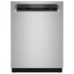 KitchenAid 24" Built-In Pocket Handle Dishwasher with FreeFlex 3rd Rack and LED Interior Light in PrintShield Stainless Steel, , large