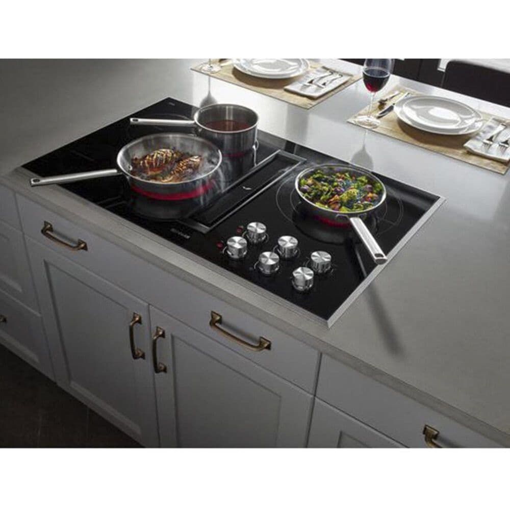 Jenn-Air 36&quot; JX3 Electric Downdraft Cooktop in Black, , large
