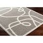 Surya Rodos Abstract 6"7" x 9" Charcoal, White, Sage Area Rug, , large