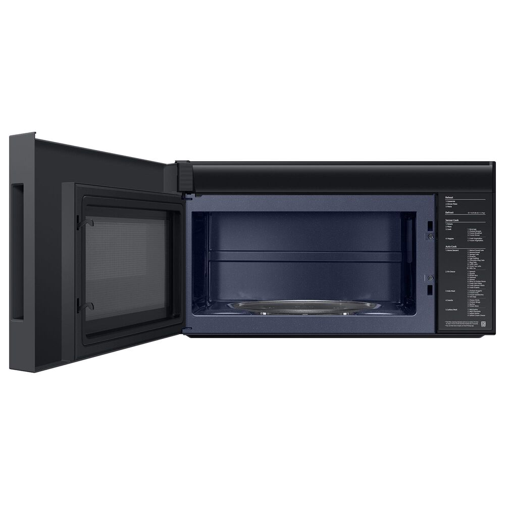 Samsung Bespoke 2.1 Cu. Ft. Smart Over-The-Range Microwave with Glass-Touch Controls and LCD Display in Fingerprint Resistant Stainless Steel, , large