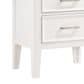 New Heritage Design Andover 2 Drawer Nightstand in White, , large