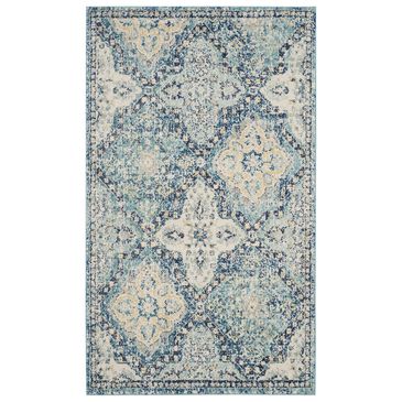 Safavieh Evoke EVK274C 2"2" x 4" Light Blue and Ivory Scatter Rug, , large