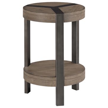 American Drew Sandler Round Accent Table in Colt Gray, , large