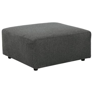 Signature Design by Ashley Edenfield Oversized Accent Ottoman in Charcoal, , large