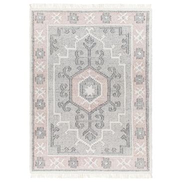 Surya Bursa 8"10" x 12" Light Gray, Dusty Pink, Charcoal and Cream Area Rug, , large