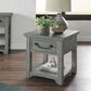 Martin Svensson Home Beach House End Table in Dove Grey, , large