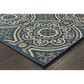 Oriental Weavers Latitude 609B 3"3" x 5" Blue Area Rug, , large