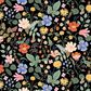 Rifle Paper Co Crafted by Cloth and Company Edes Screen in Stawberry Fields Black, , large