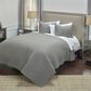 Rizzy Home Urban Mesh 20" x 26" Standard Sham in Charcoal, , large